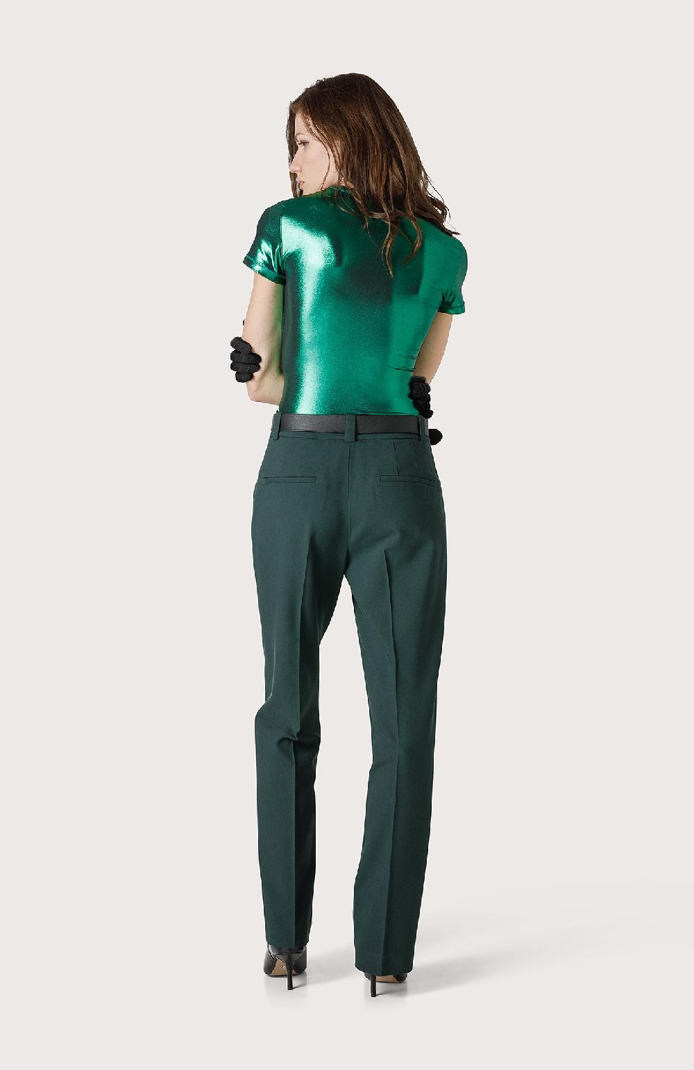 Seventy Pantalone Chino In Tricotina Stretch - Col. Verde