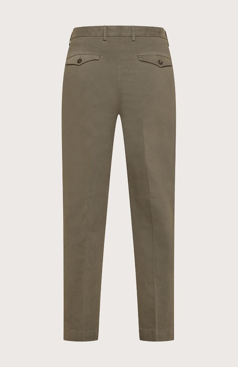 Seventy Pantalone Chino Realizzato In Gabardina Stretch - Col. Neutro