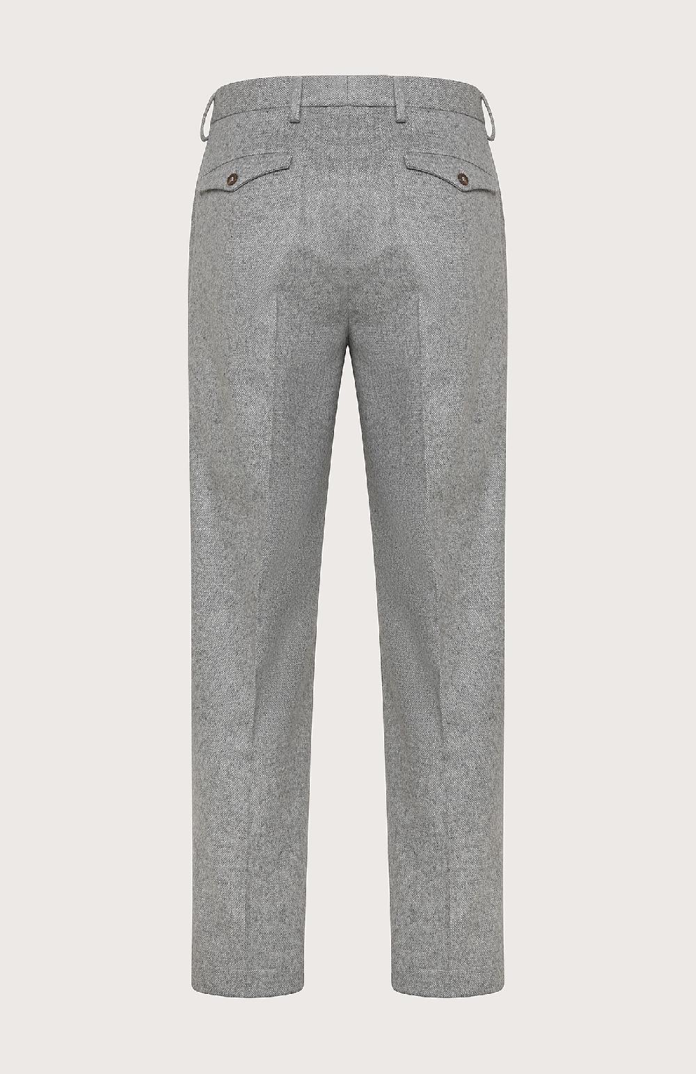 Seventy Pantalone Chino Realizzato In Microfantasia Mistolana - Col. Grigio