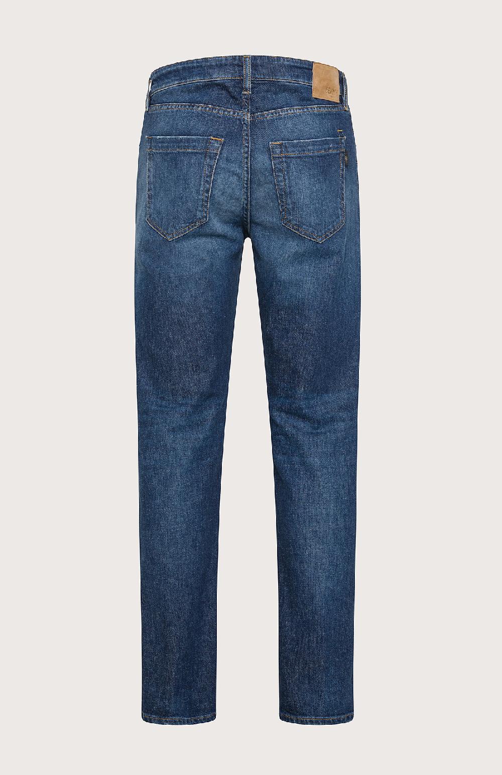 Seventy Pantalone Cinque Tasche In Blue Denim Washed - Col. Blu