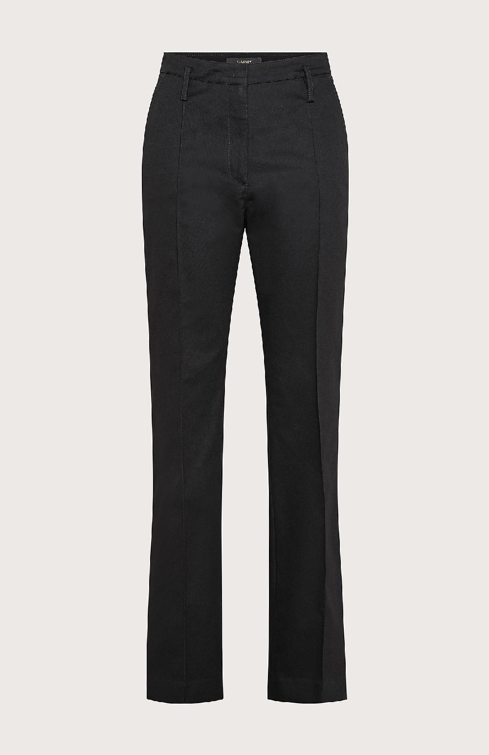 Seventy Pantalone con cuciture effetto nervatura - Col. Nero