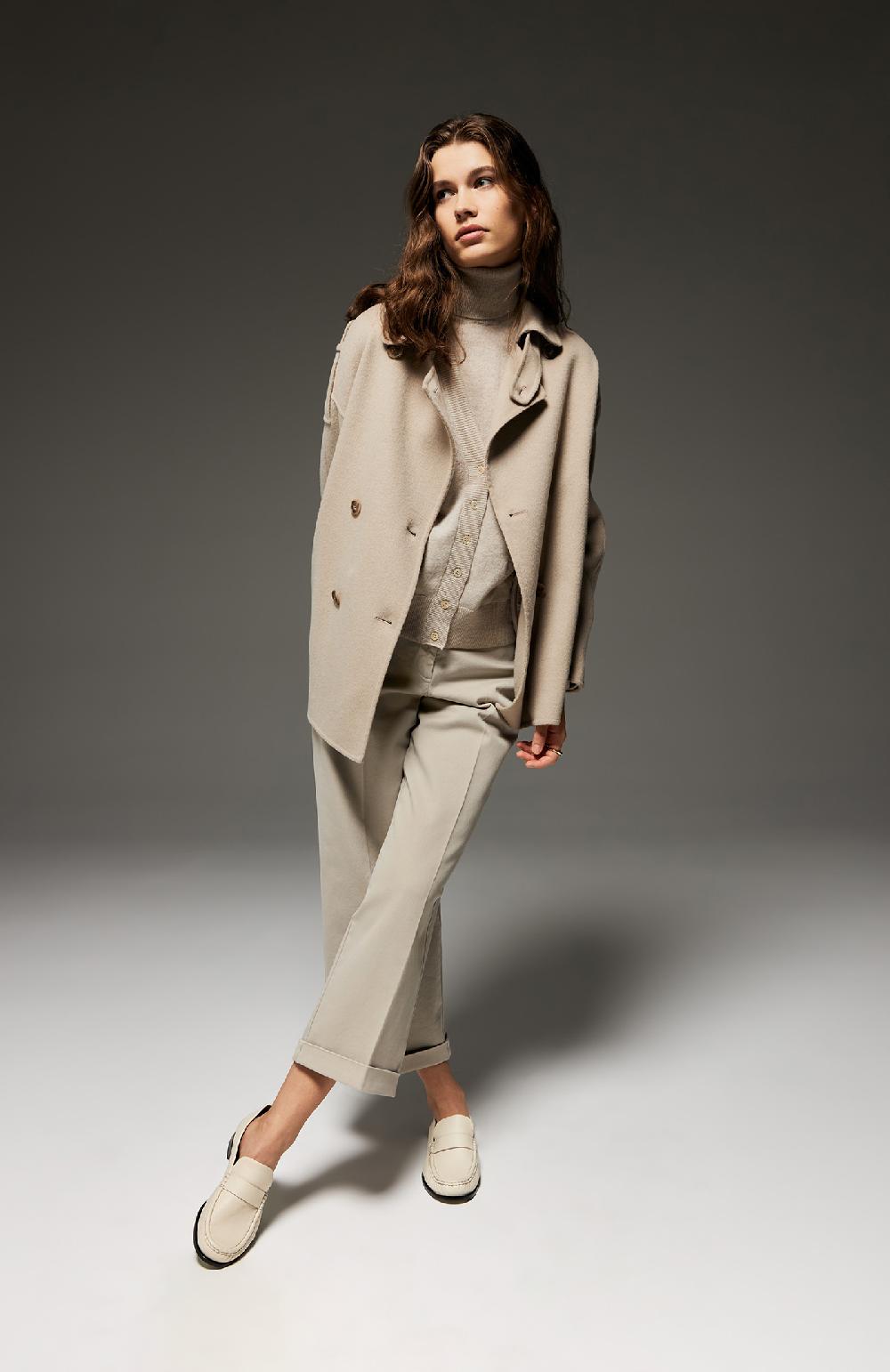 Seventy Pantalone Dritto Lungo La Caviglia Con Risvoltino Al Fondo - Col. Grigio