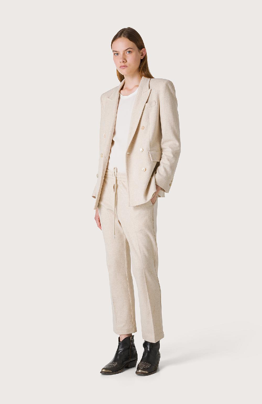 Seventy Pantalone elasticato effetto infeltrito - Col. Neutro