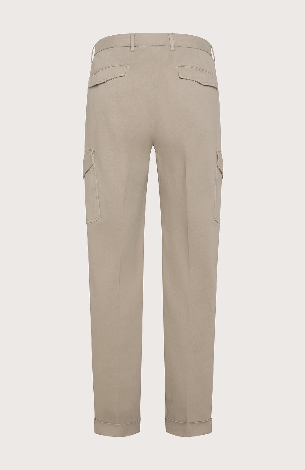 Seventy Pantalone Lungo Con Tasche In Gabardina - Col. Grigio