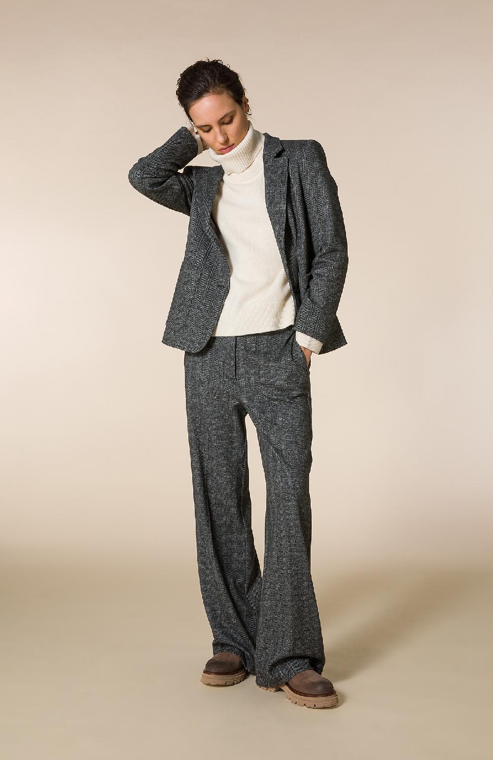 Seventy Pantalone Lungo Relax Fit In Maglia - Col. Grigio