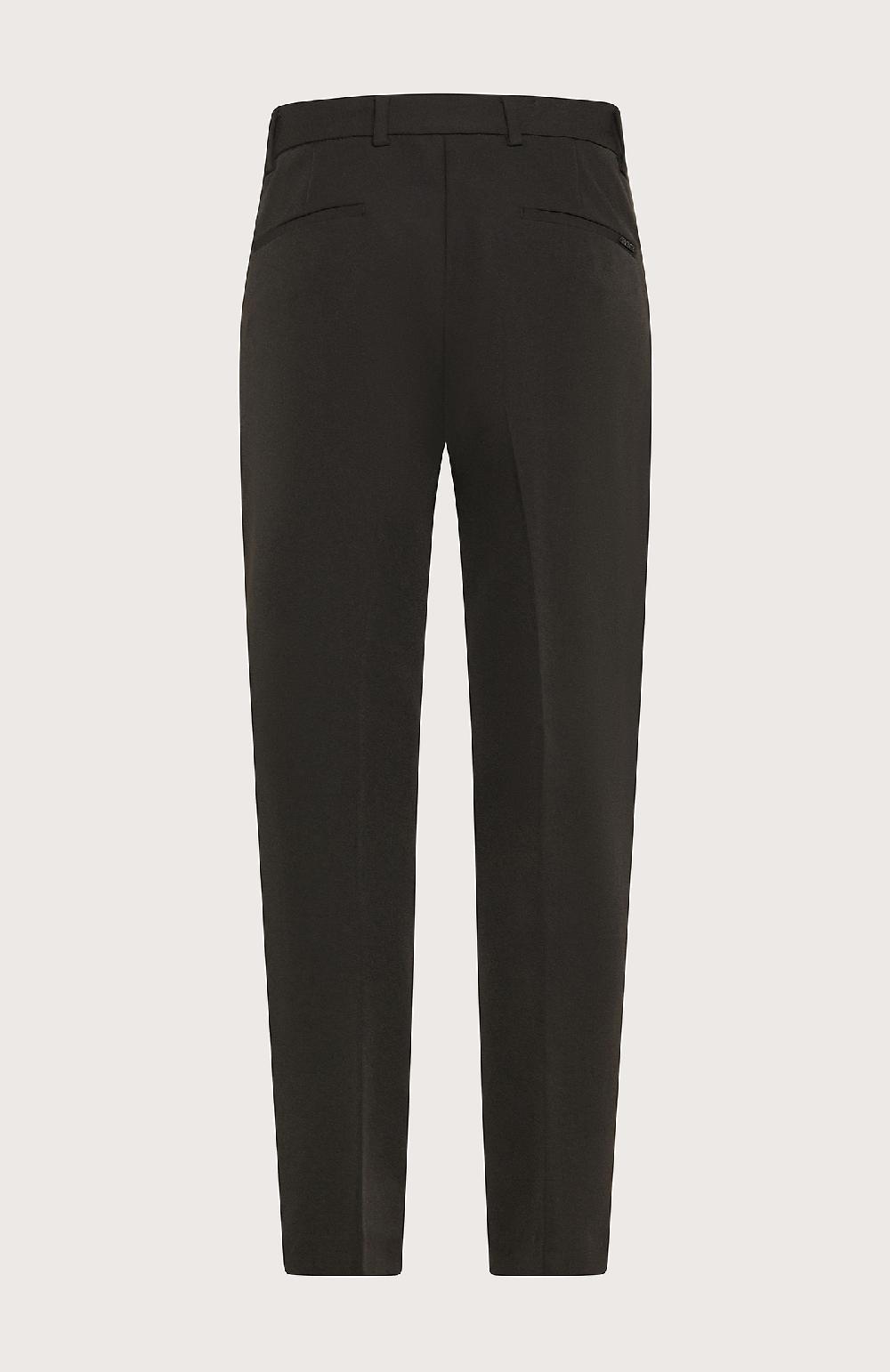 Seventy Pantalone Slim Fit Alla Caviglia In Poly Bielastic - Col. Nero