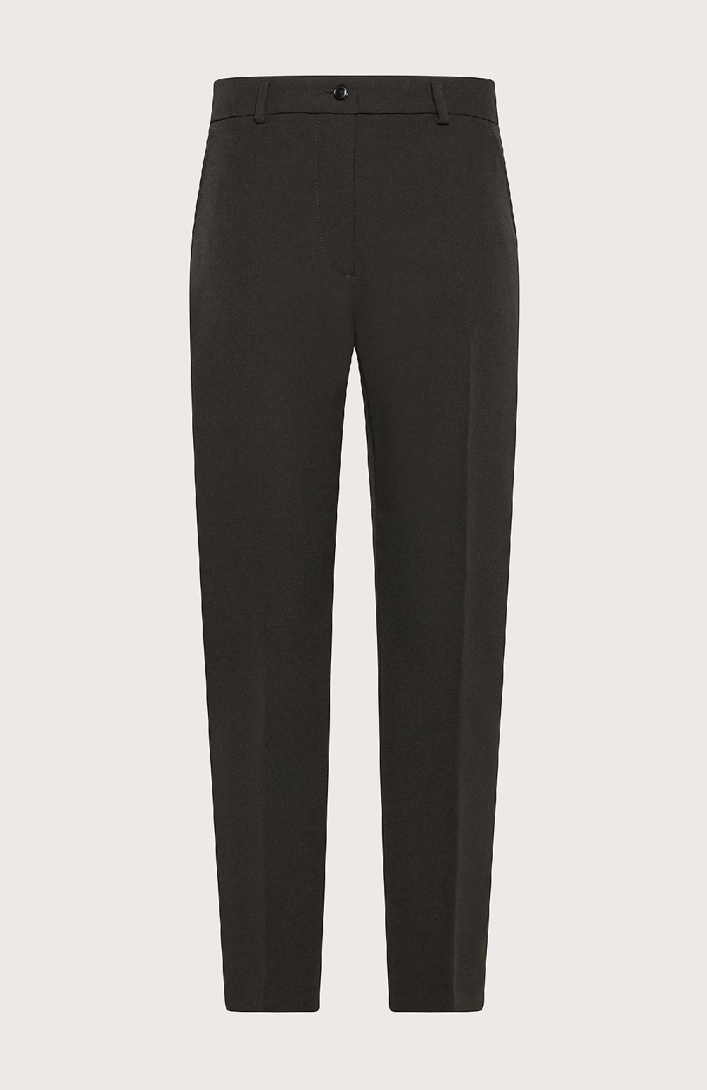 Seventy Pantalone slim fit alla caviglia in poly bielastic - Col. Nero