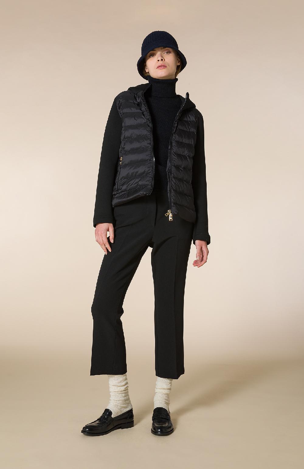 Seventy Pantalone Zampetta In Tecnico Bielastic. - Col. Nero