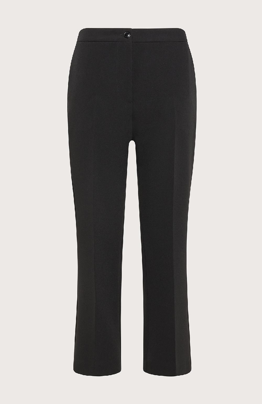 Seventy Pantalone zampetta in tecnico bielastic. - Col. Nero