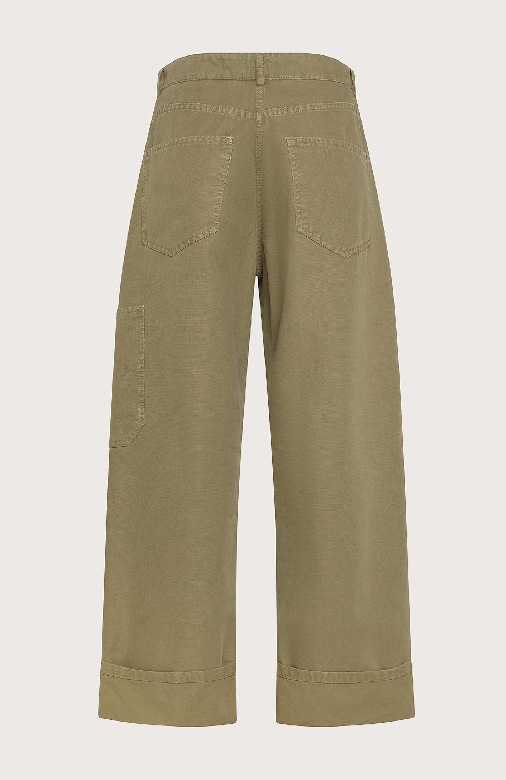 Seventy Pantaloni Alla Caviglia Con Orlo Ripiegato - Col. Verde