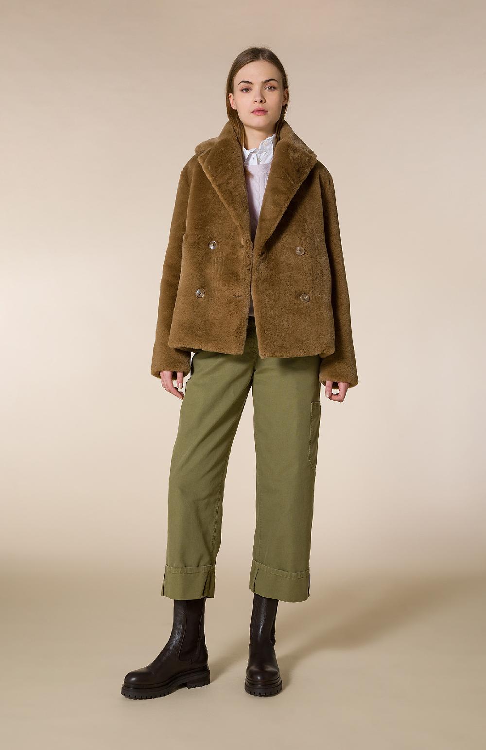 Seventy Pantaloni Alla Caviglia Con Orlo Ripiegato - Col. Verde