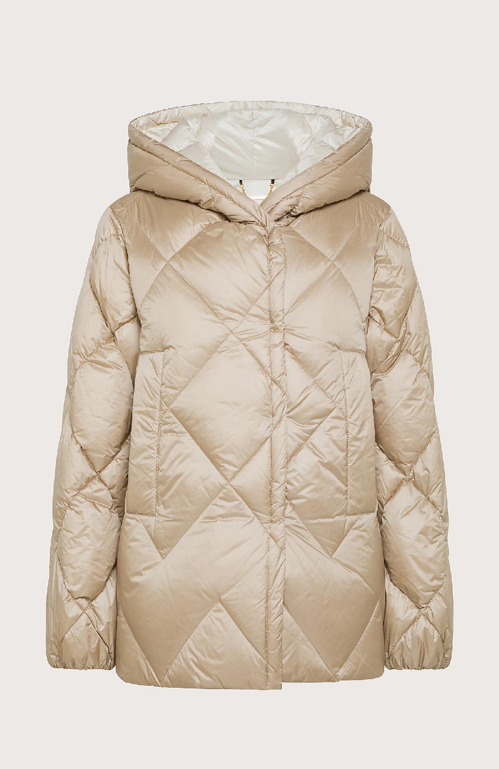 Seventy Piumino corto reversibile con cappuccio - Col. Neutro