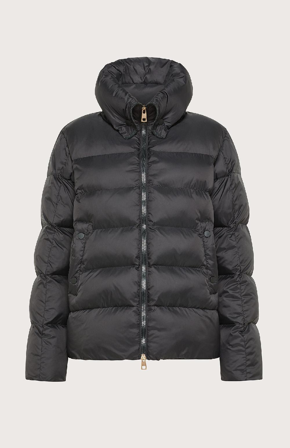 Seventy Piumino corto trapuntato a boudin con full zip - Col. Nero