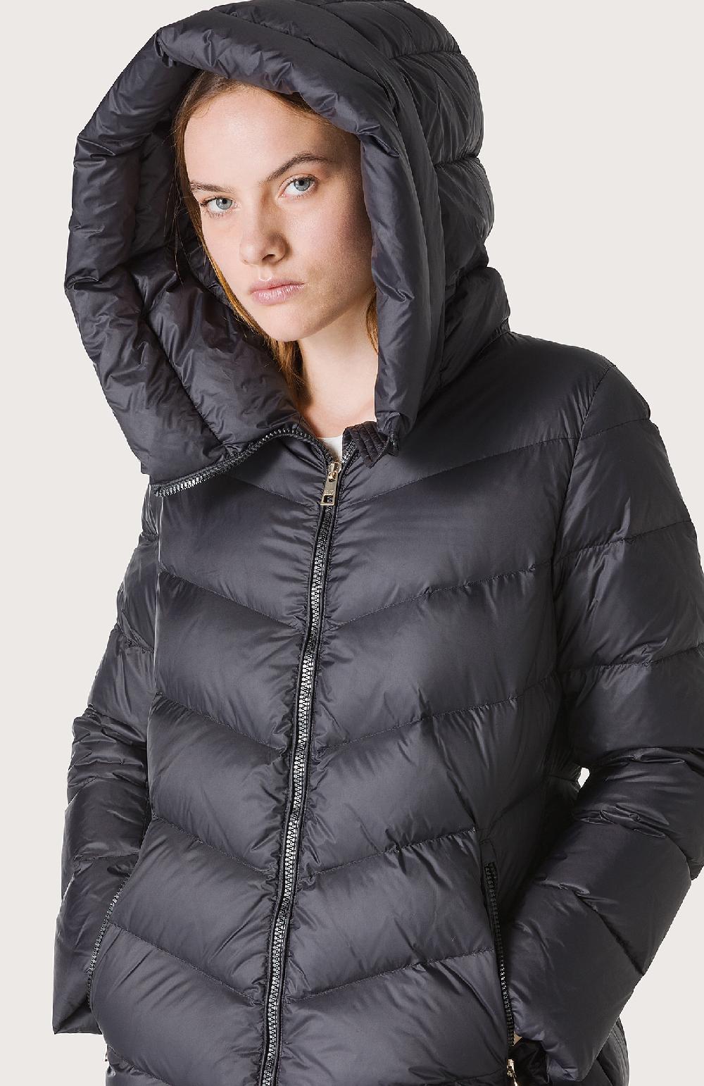 Seventy Piumino Imbottito In Piuma D'oca Rigenerata - Col. Nero