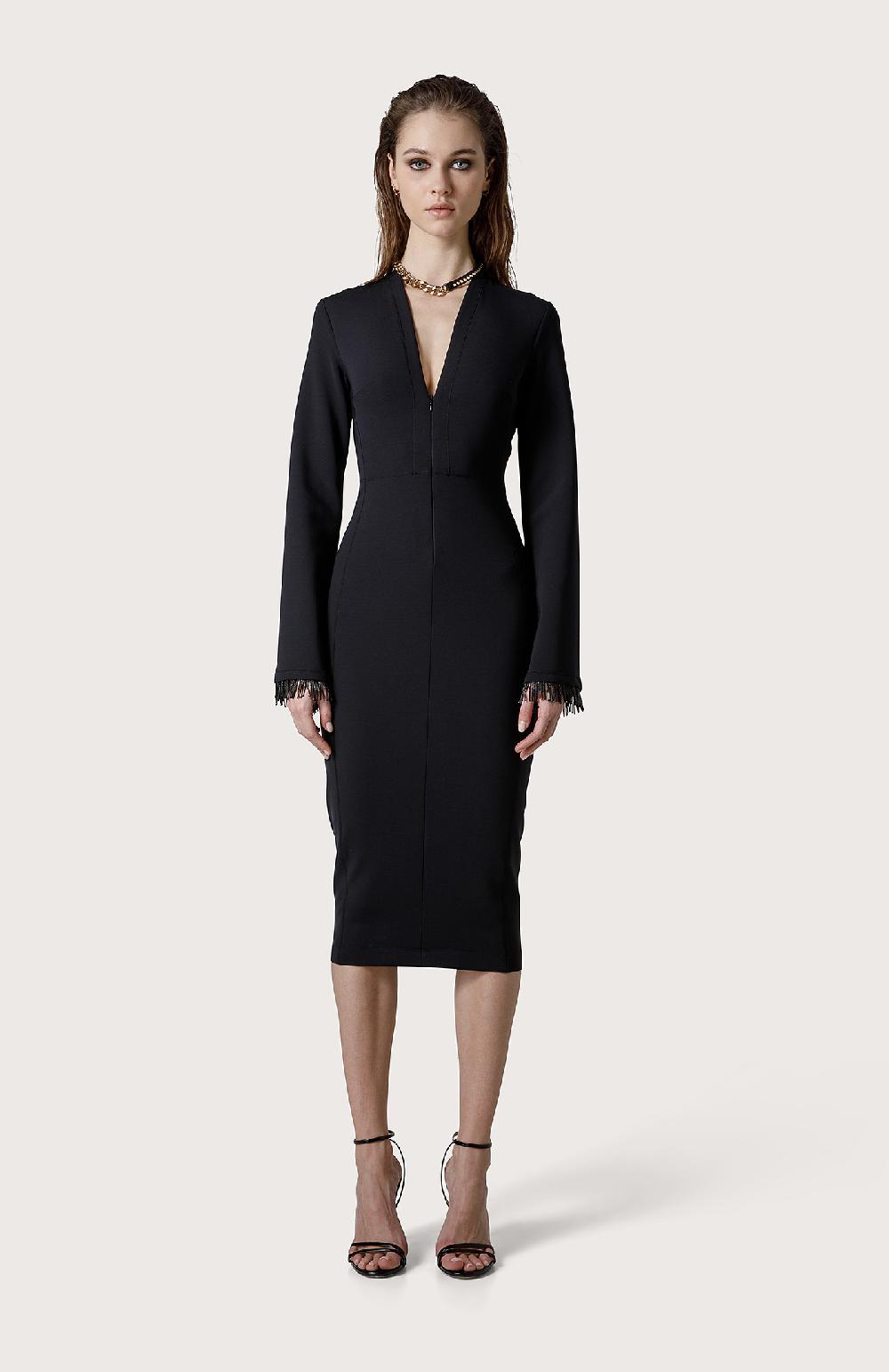 Seventy Abito Attillato In Jersey - Col. Nero