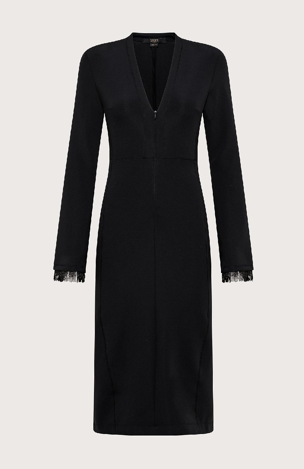 Seventy Abito attillato in jersey - Col. Nero
