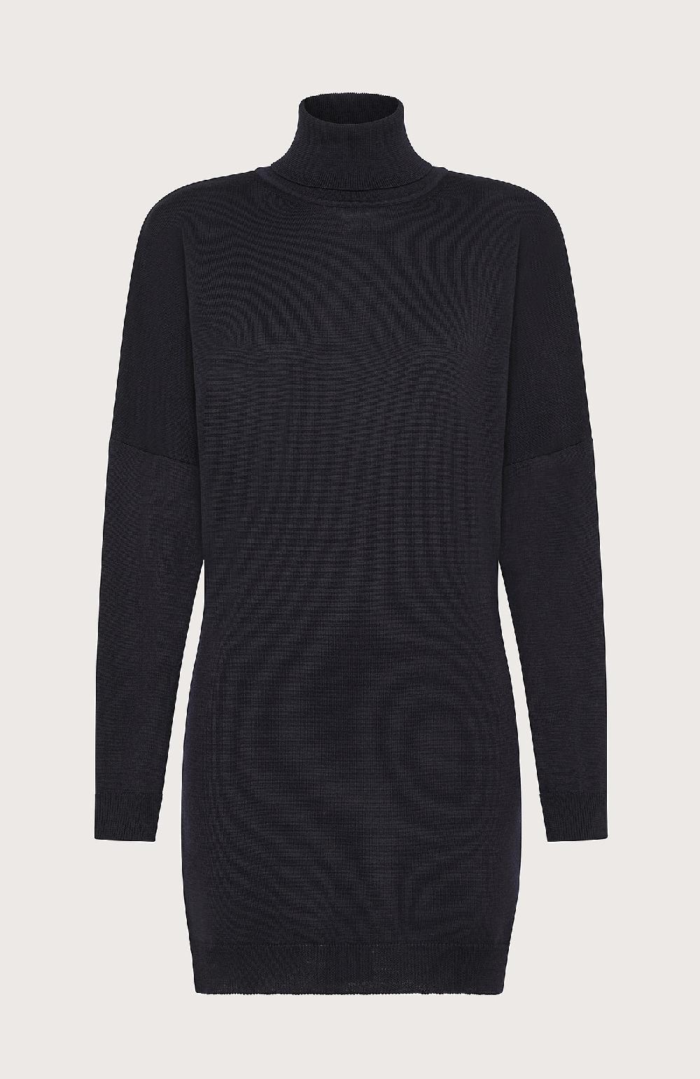 Seventy Abito in maglia a collo alto - Col. Nero