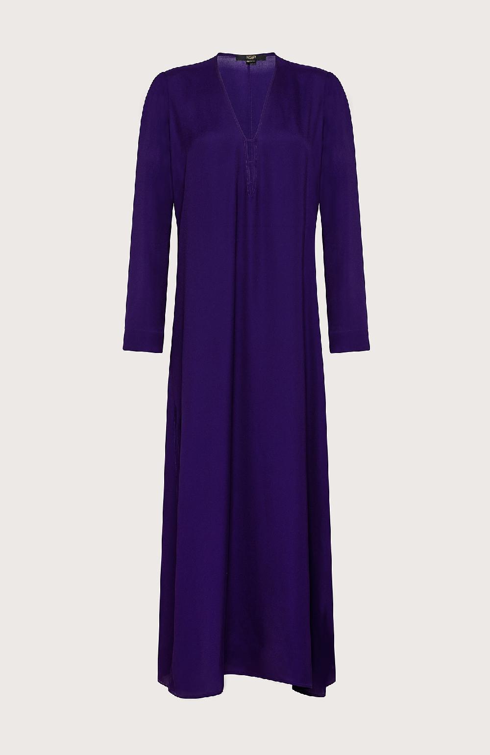 Seventy Abito lungo in viscosa - Col. Viola