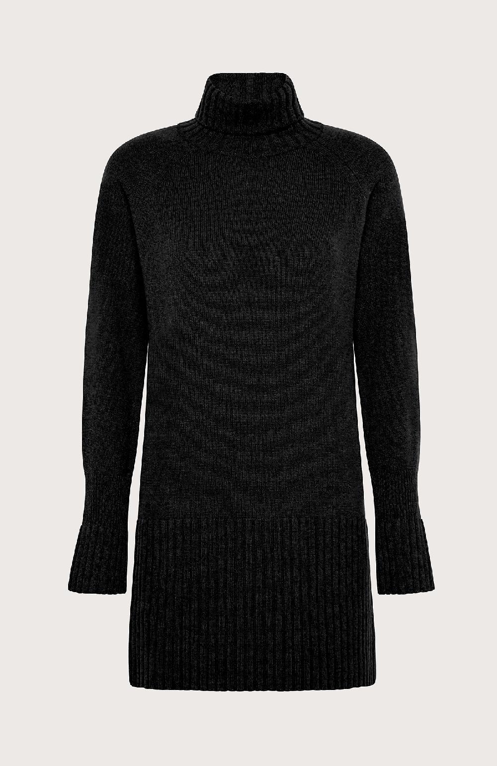 Seventy Abito tricot misto cashmere - Col. Nero