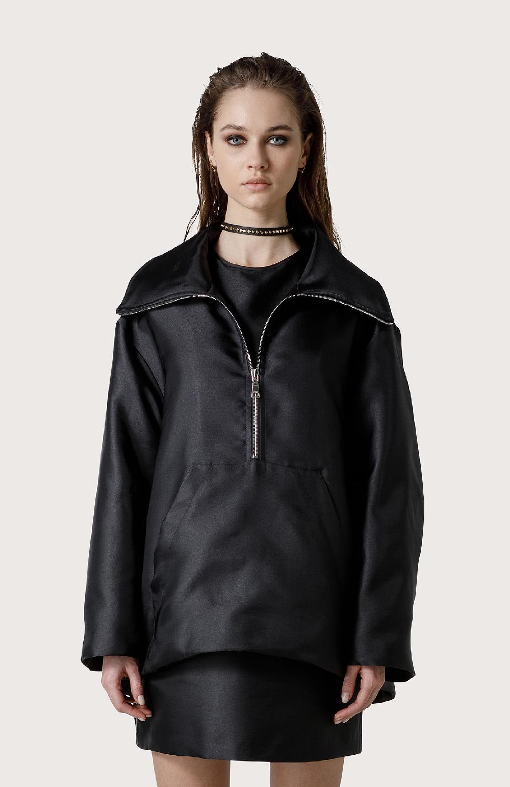 Seventy Anorak In Duchesse - Col. Nero