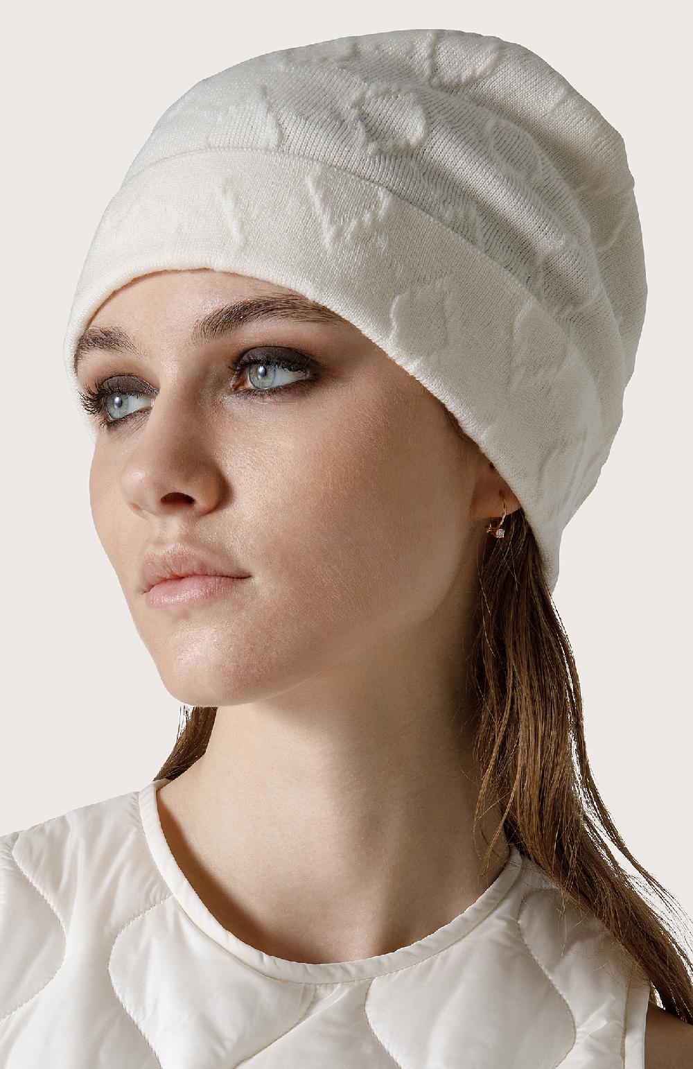 Seventy Beanie In Lana - Col. Bianco