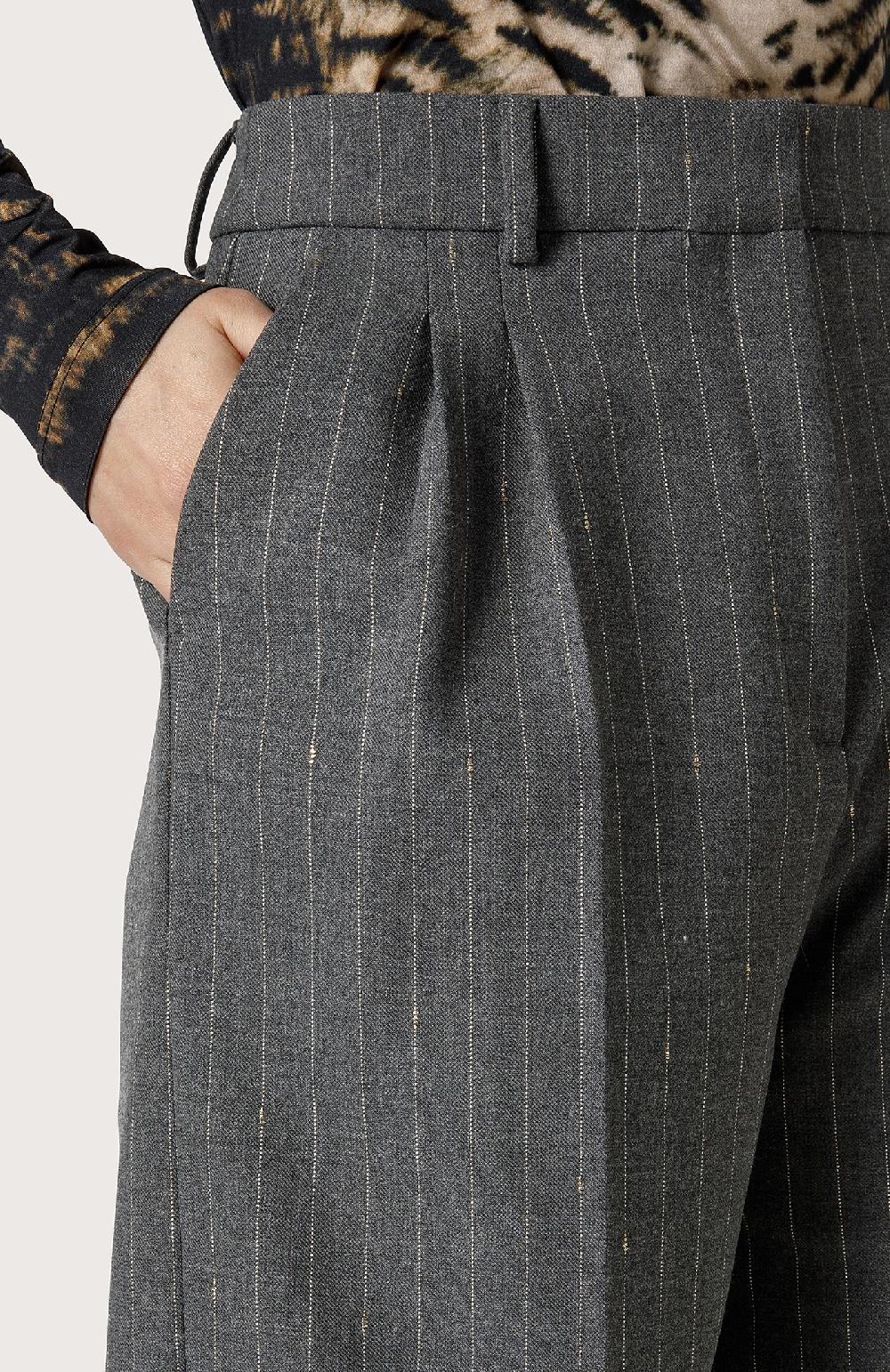 Seventy Bermuda Con Fiammatura In Lurex - Col. Grigio