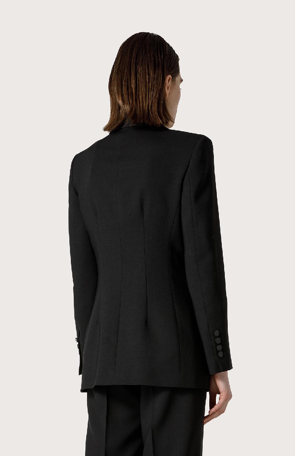 Seventy Blazer Doppio Petto In Pura Lana - Col. Nero