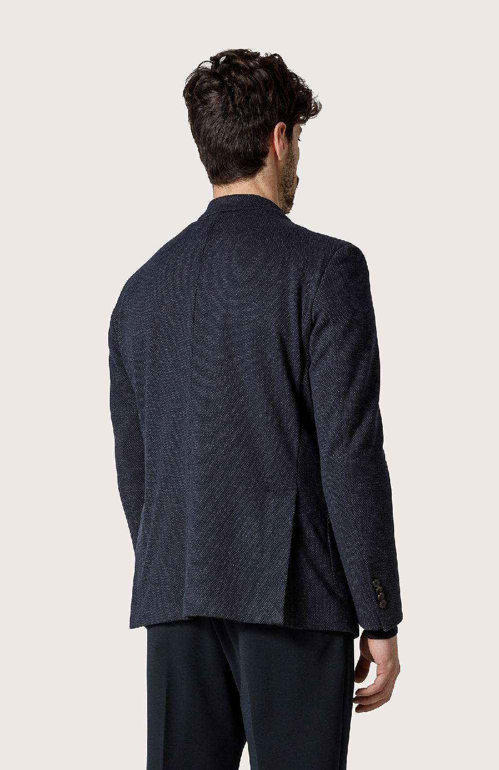 Seventy Blazer In Jersey - Col. Blu