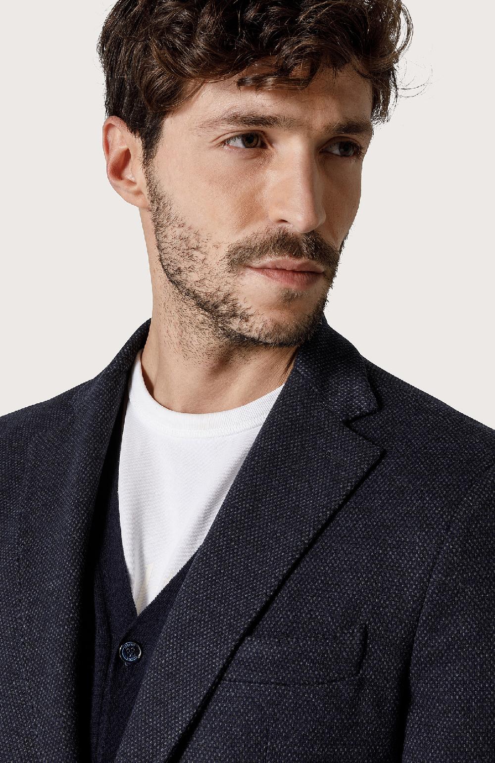 Seventy Blazer In Jersey - Col. Blu