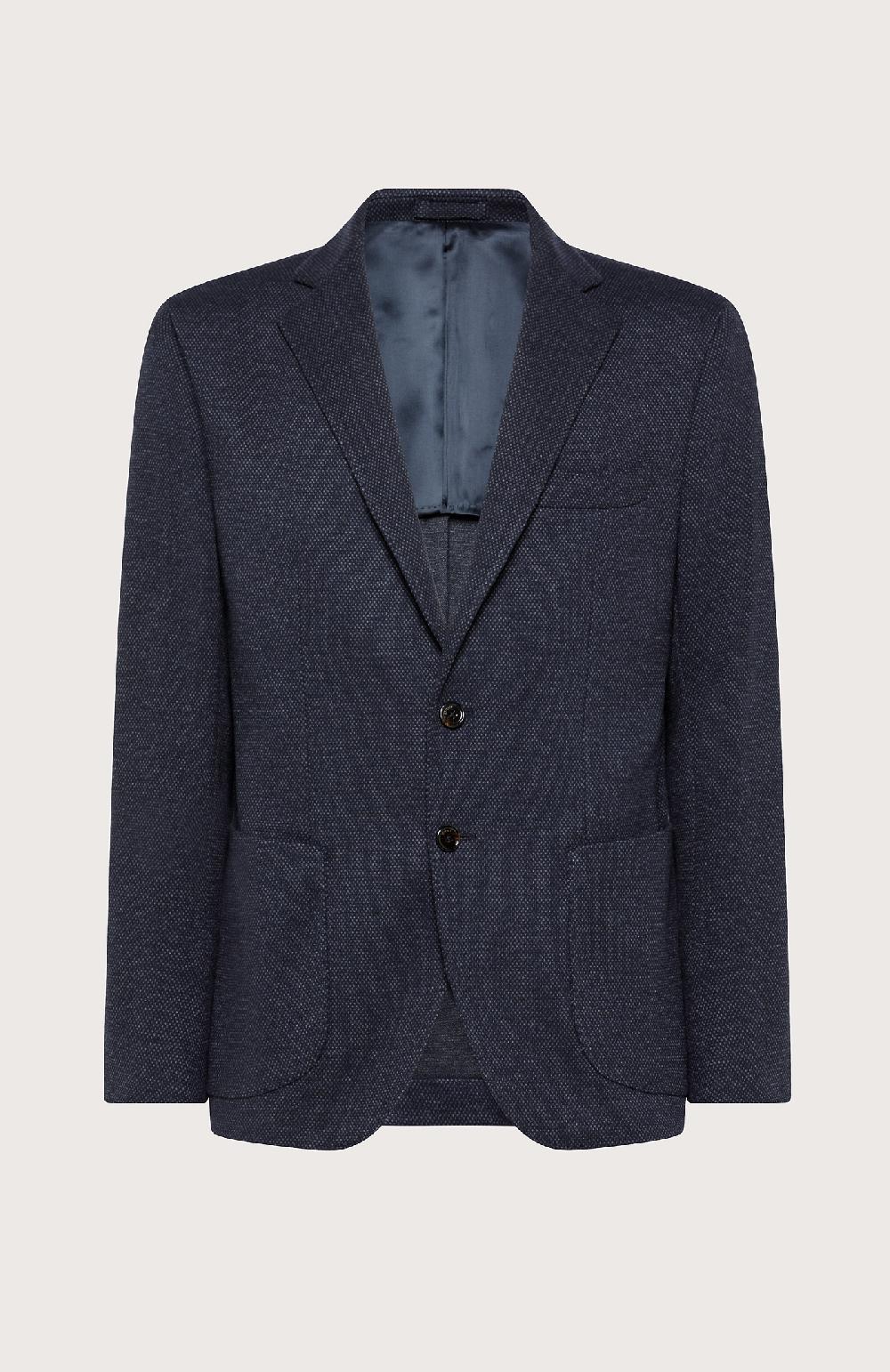 Seventy Blazer in jersey - Col. Blu