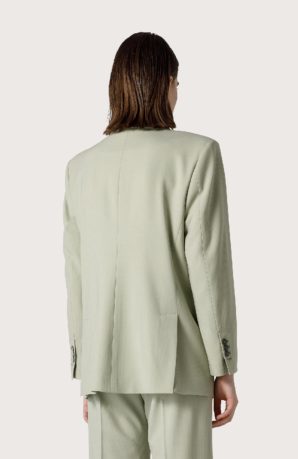 Seventy Blazer In Lana Stretch - Col. Verde
