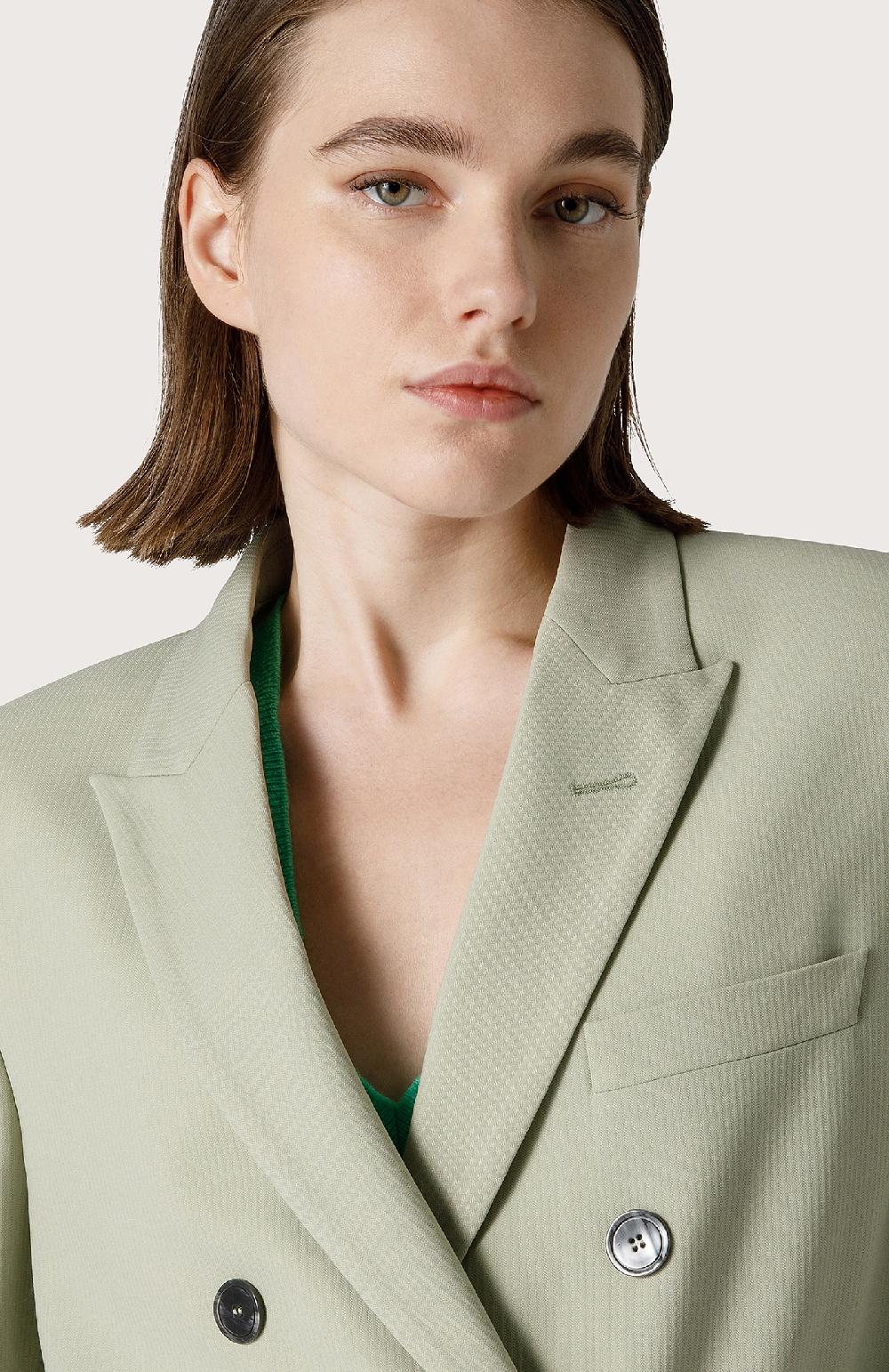 Seventy Blazer In Lana Stretch - Col. Verde