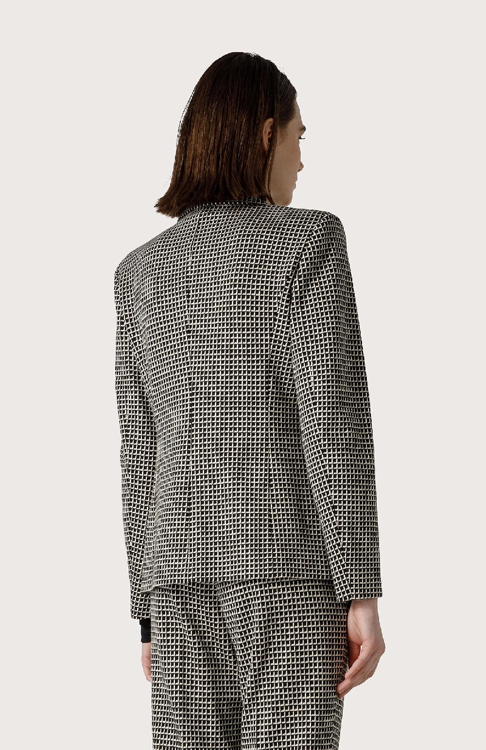 Seventy Blazer In Maglia Jacquard - Col. Nero