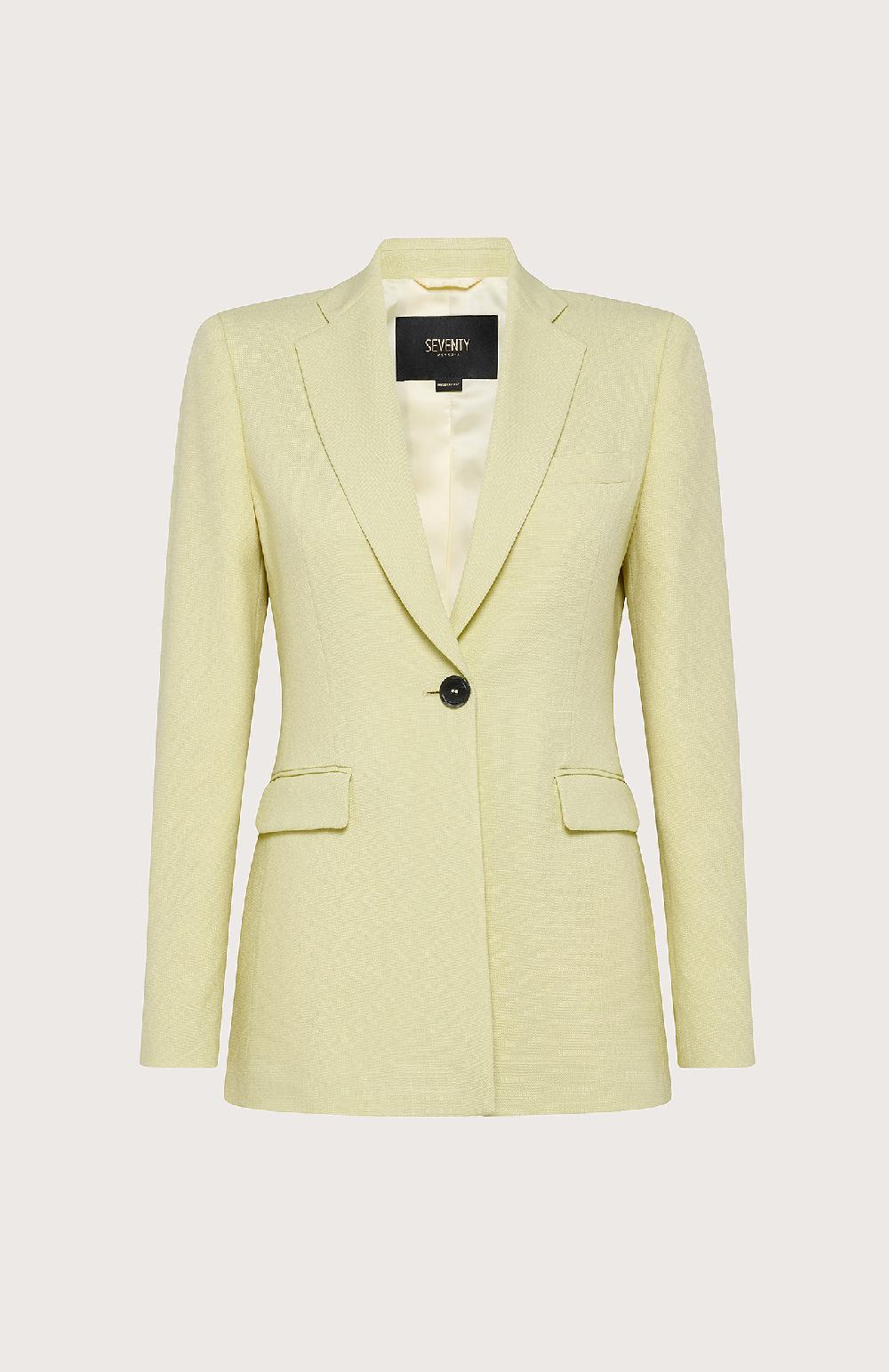 Seventy Blazer in misto lana - Col. Giallo