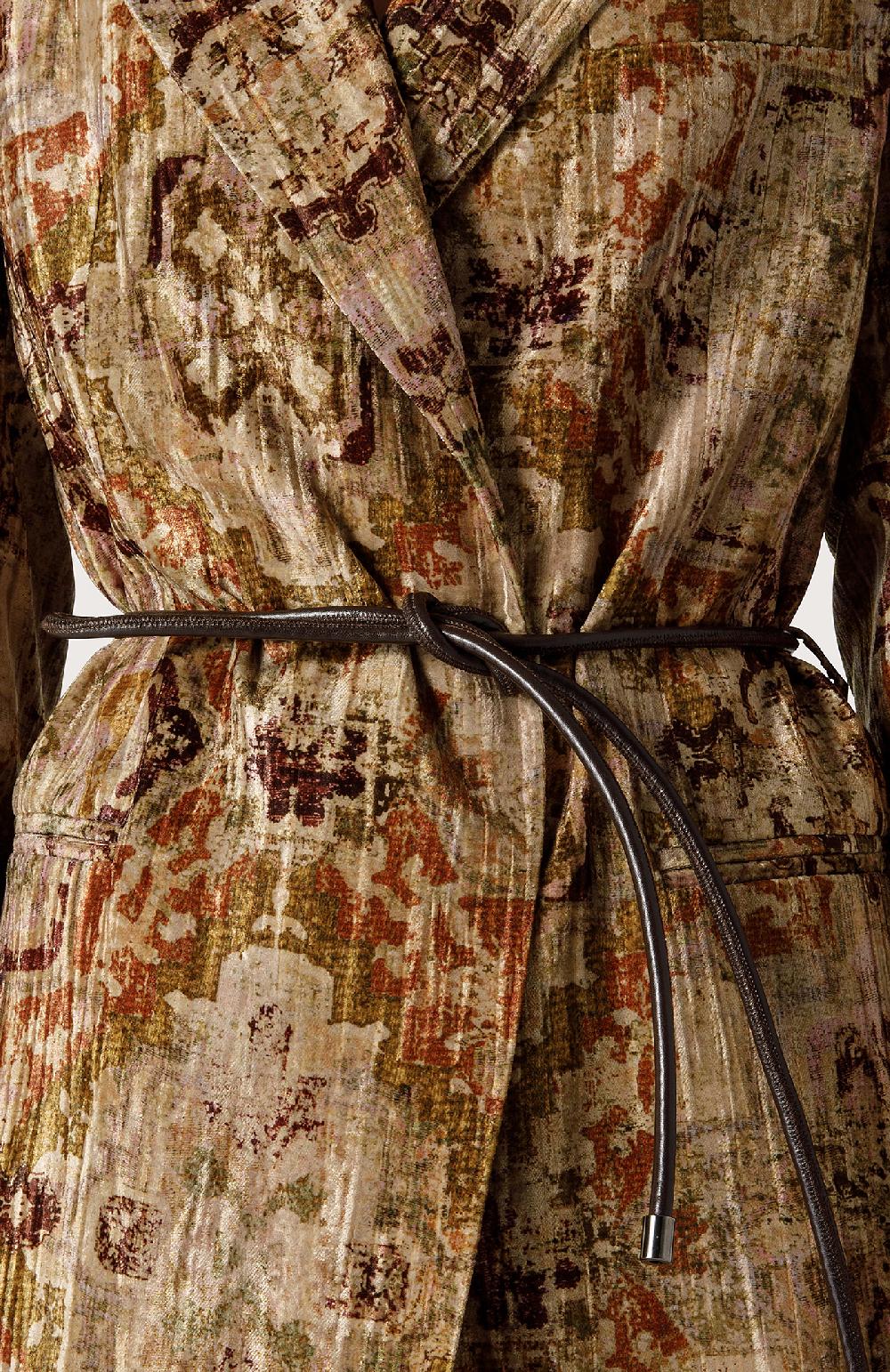 Seventy Blazer In Velluto Stampato - Col. Neutro