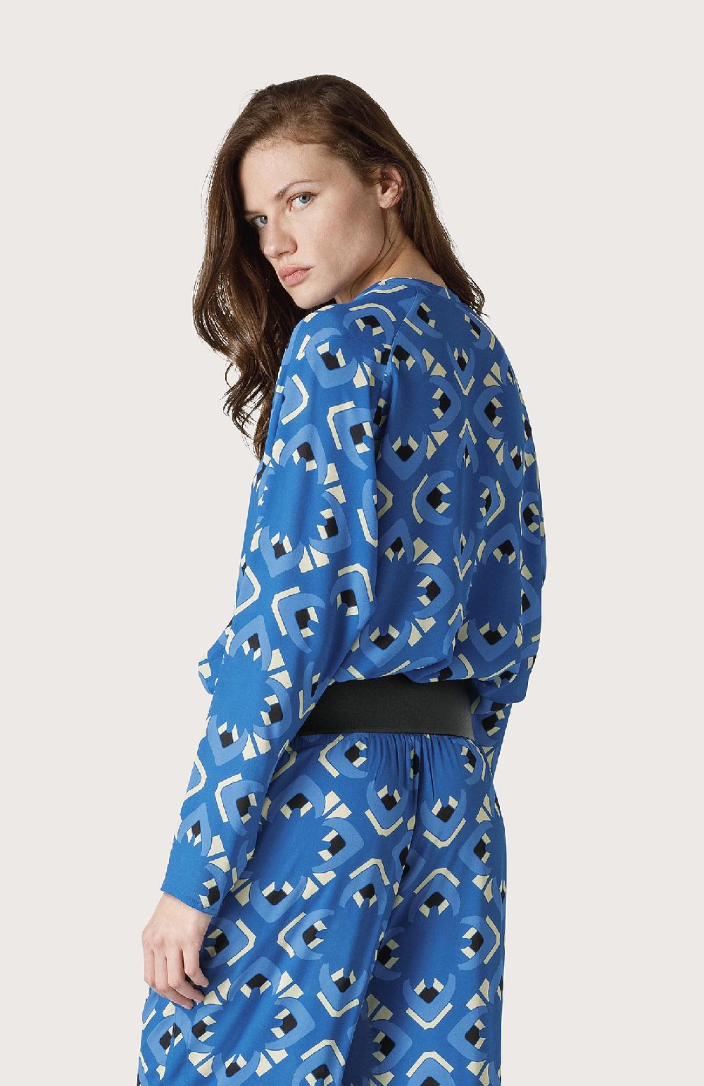 Seventy Blusa Classica A Girocollo - Col. Blu