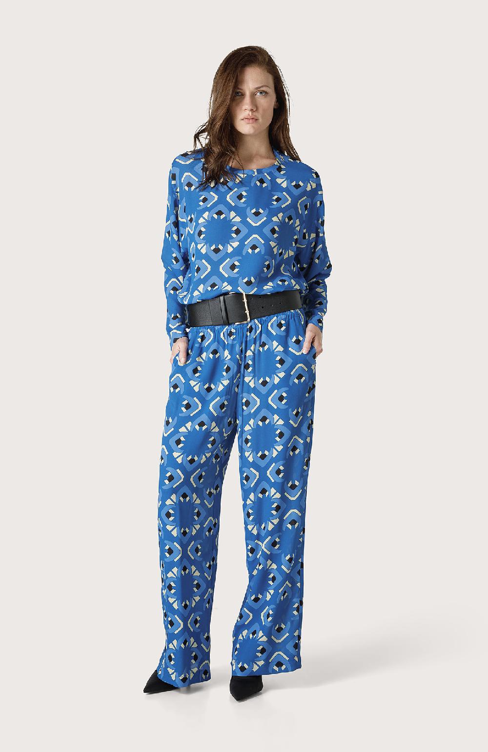 Seventy Blusa Classica A Girocollo - Col. Blu