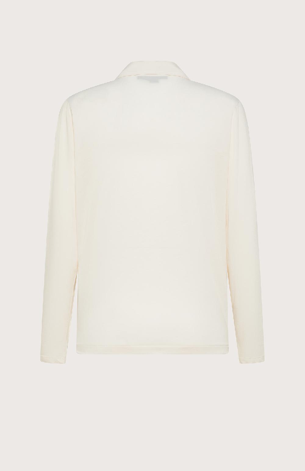 Seventy Blusa Incrociata Bimateriale - Col. Neutro