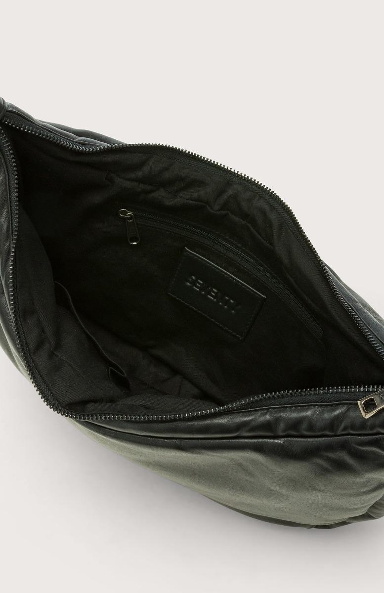Seventy Borsa Mezza Luna In Pelle - Col. Nero