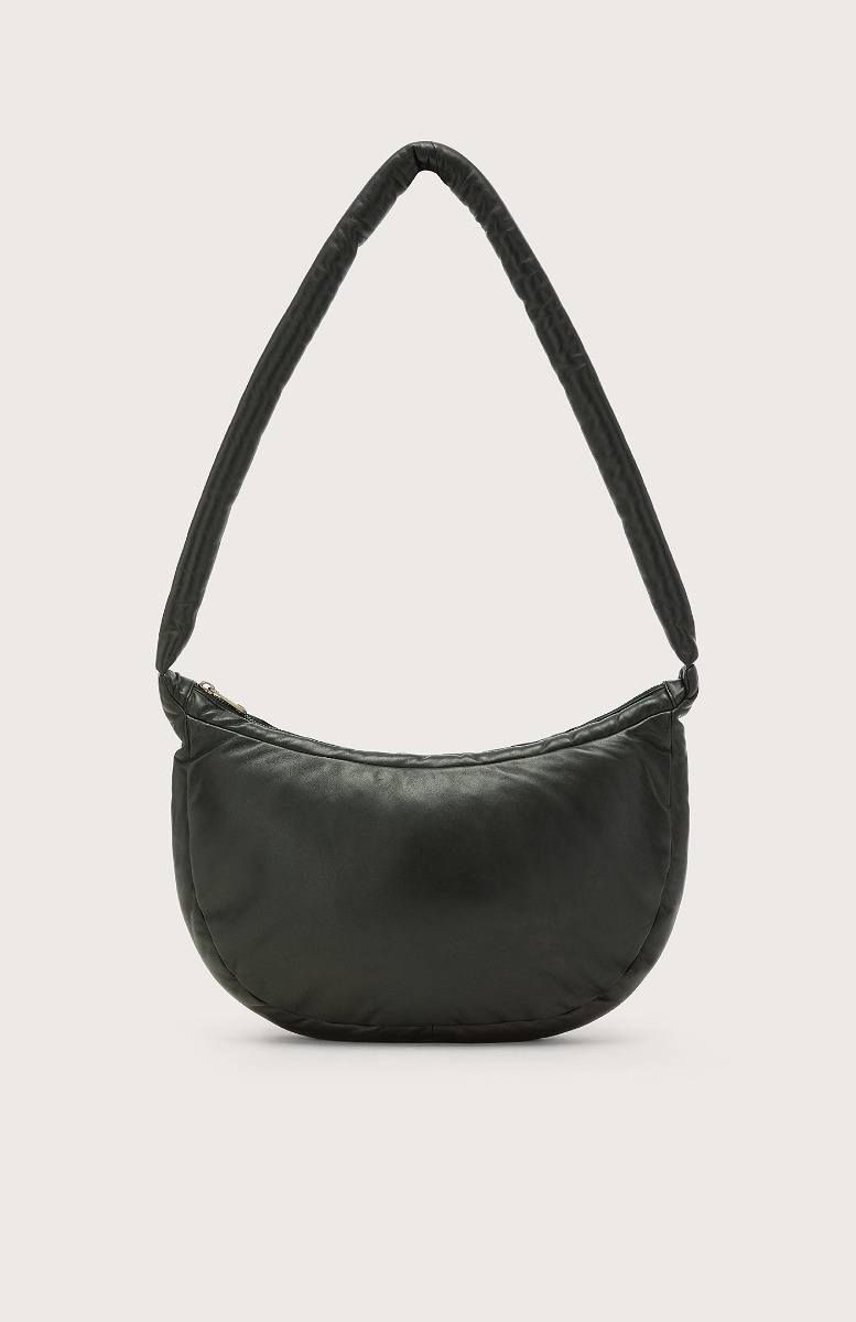 Seventy Borsa mezza luna in pelle - Col. Nero