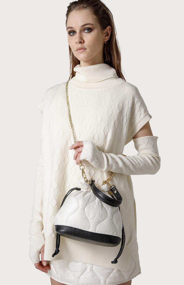 Seventy Borsa Secchiello Trapuntato - Col. Bianco