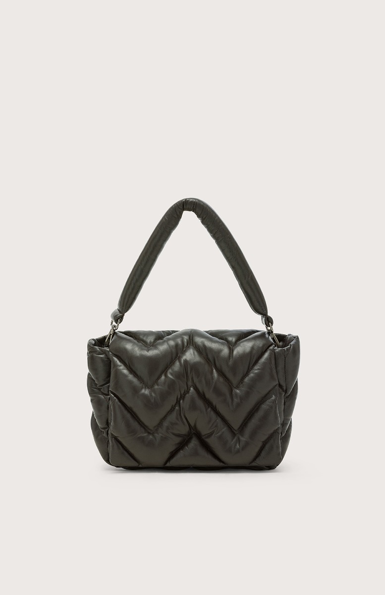 Seventy Borsa trapuntata con manico - Col. Marrone