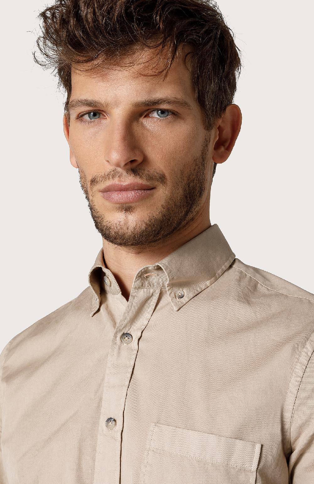 Seventy Camicia Botton Down - Col. Neutro