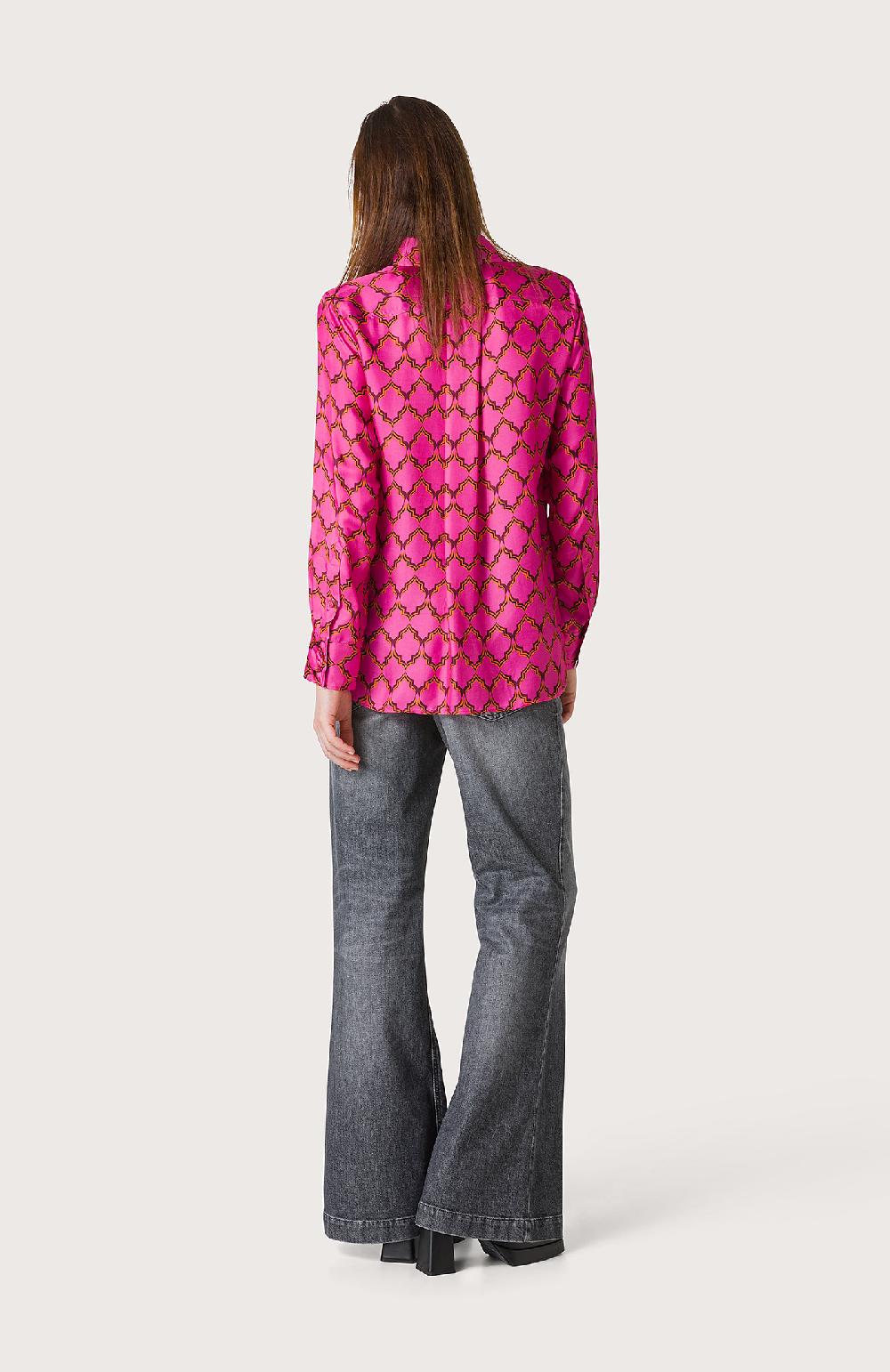 Seventy Camicia Classica Con Fantasia - Col. Rosa