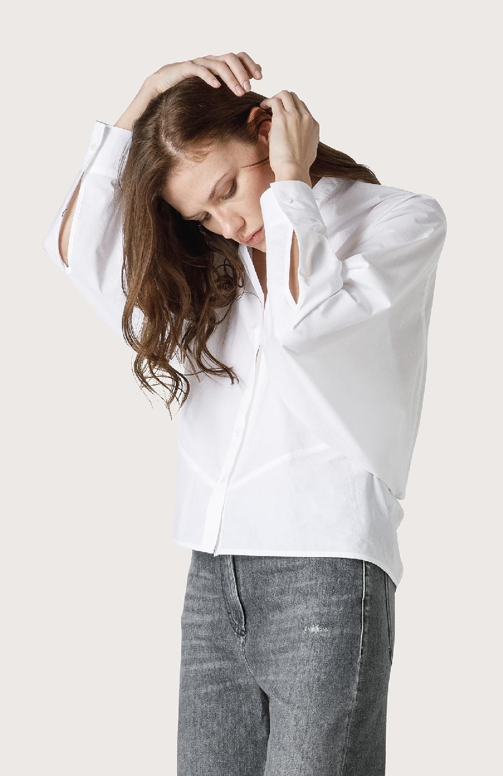 Seventy Camicia Con Collo A V - Col. Bianco