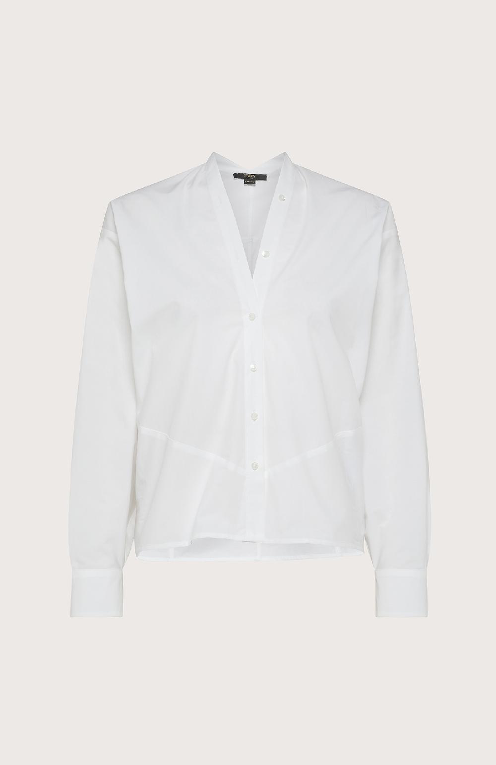 Seventy Camicia con collo a V - Col. Bianco