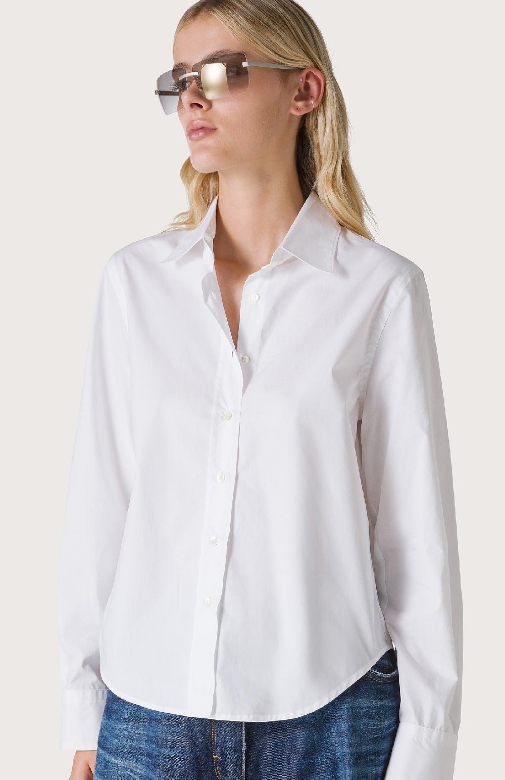 Seventy Camicia Con Collo Alla Francese - Col. Bianco