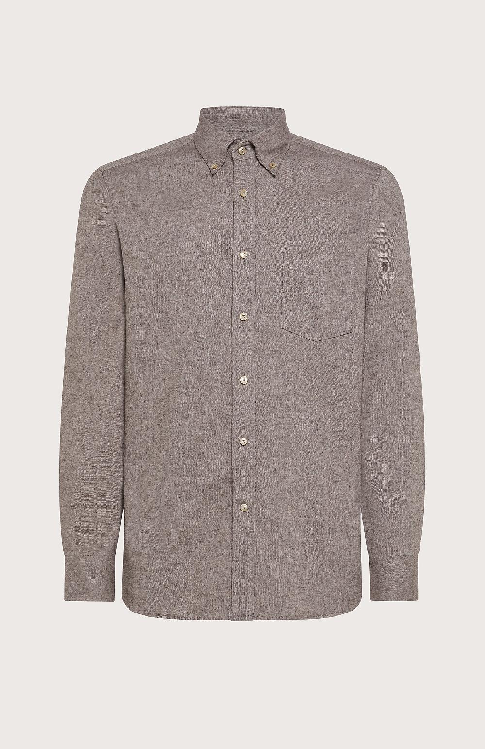 Seventy Camicia con collo botton down - Col. Neutro