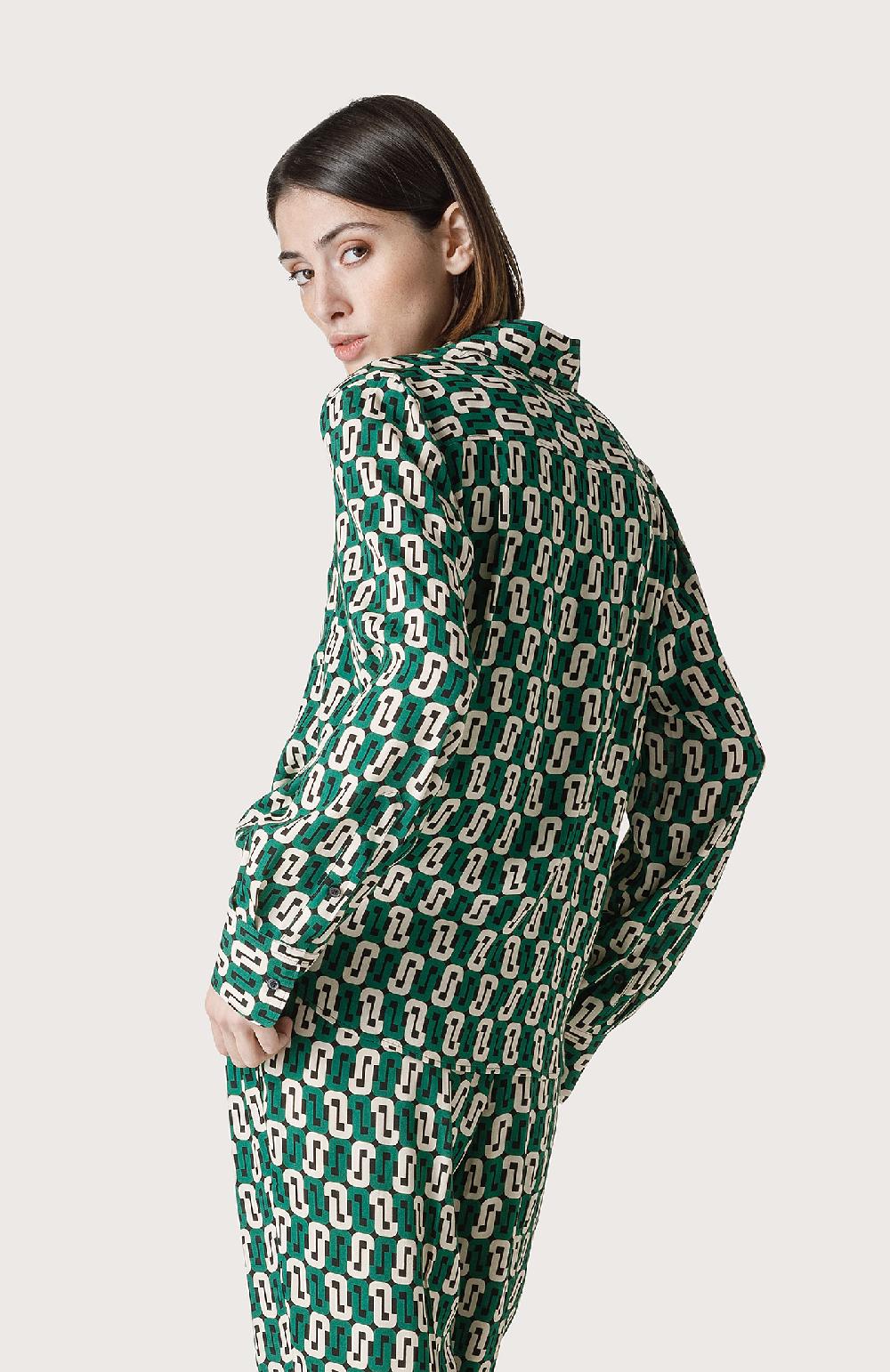 Seventy Camicia Design Maschile - Col. Verde