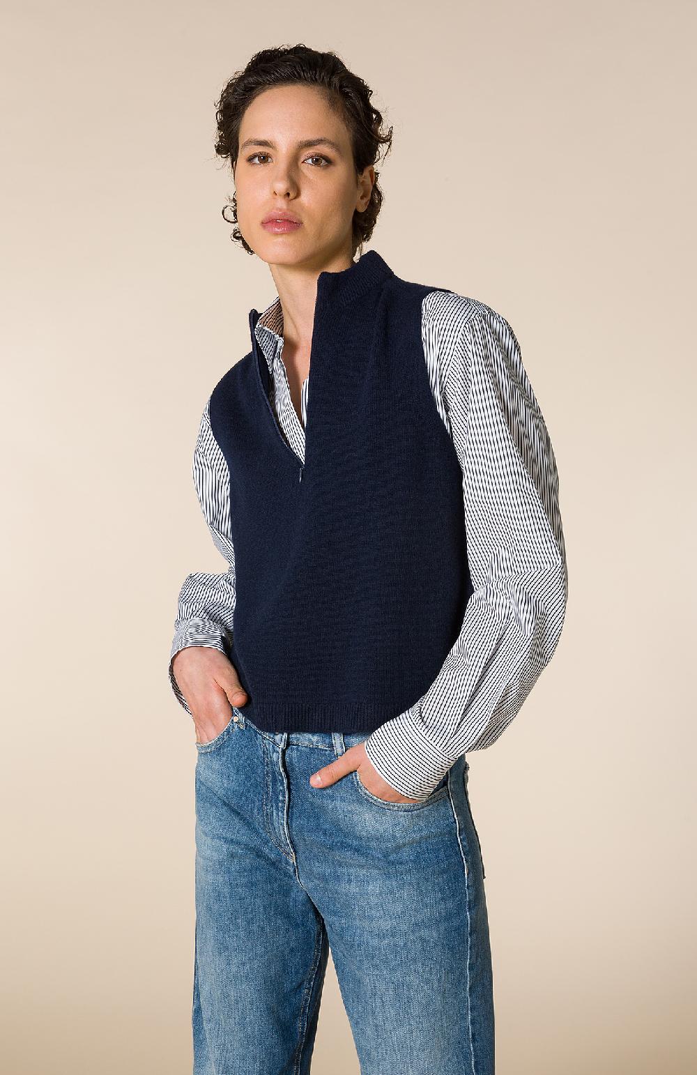 Seventy Camicia In Cotone A Righe - Col. Nero